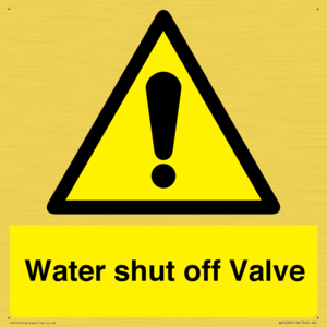 Water shut off Valve